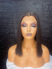 12" 5X5 HD Lace Black Hair Extension - EyeCandii Creations 12" 5X5 HD Lace Black Hair Extension - EyeCandii Creations