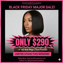 13x4 HD 14” Pre Order Bob Wigs