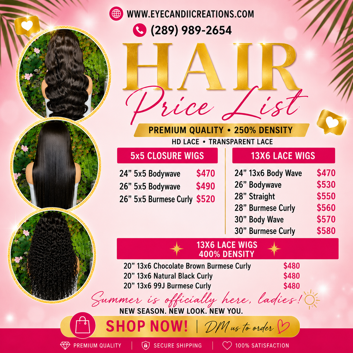 13X6 Transparent FRONTAL WIGS