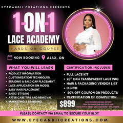 1-ON-1 LACE ACADEMY HANDS ON COURSE