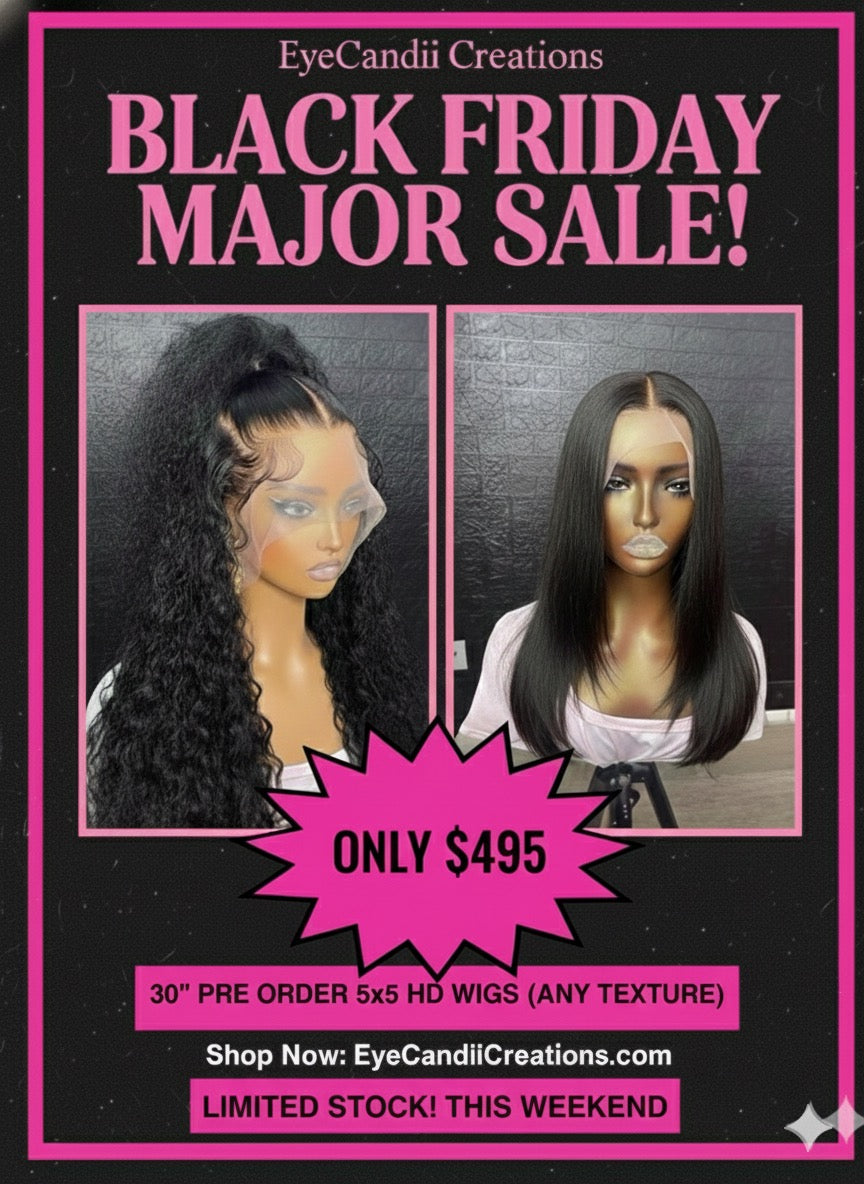 30” Preorder 5x5 HD Wigs